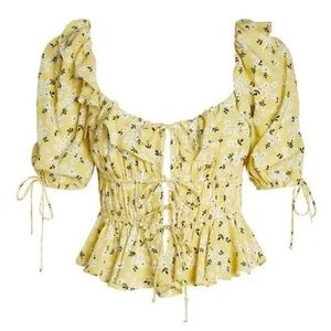 For Love And Lemons chrysanthemum top